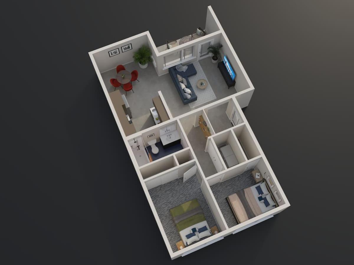 Retro Modern 2-bedroom With 90 Walkscore Apartment